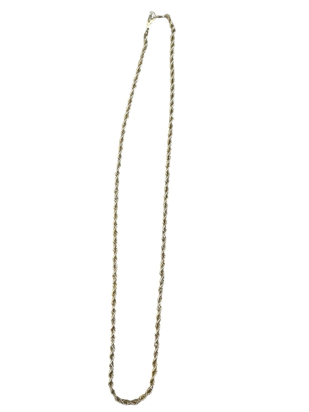 14K Gold Plated Twisted Chain Necklace